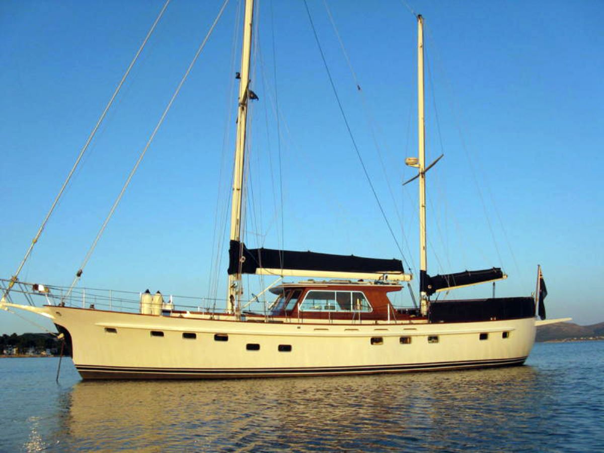 Porsius 65 Steel Motorsailer, Sail Yacht